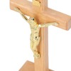 Fockety Wall Cross Crucifix, Jesus Nailed On The Cross Wooden