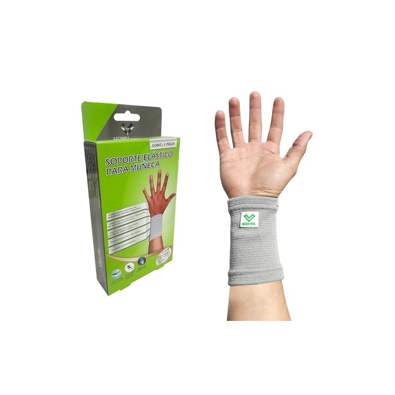 Medica Vital - Soporte Elástico Muñeca Transpirable 320112 Medica Vital