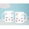 MoonWorks® Plastic Cup Children Cat Face Animal Motif Gift for