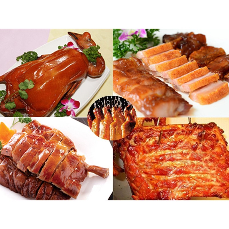 Alele Double Hooks Meat Hooks Poultry Roasting Hooks Butcher Hook