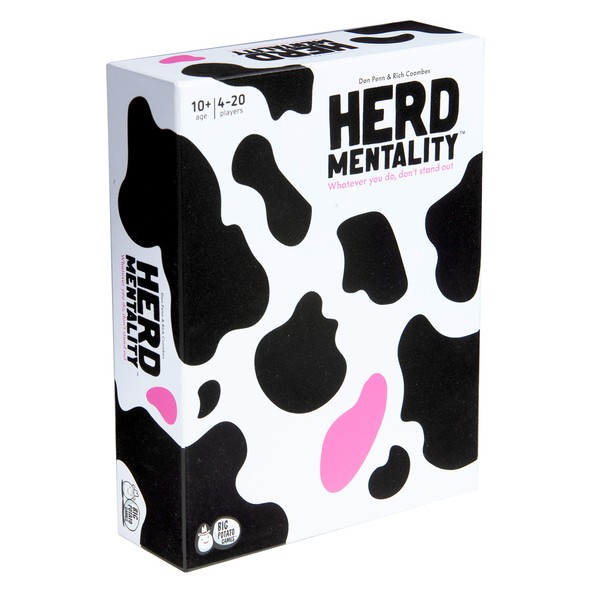 Herd Mentality: How Well Do You Know Your Family and Friends? Hilarious Board Game for Ages 10+. 4-20 Players