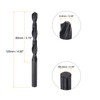 sourcing map 6542 High-Speed Steel Spiral Drill Bit Full Base