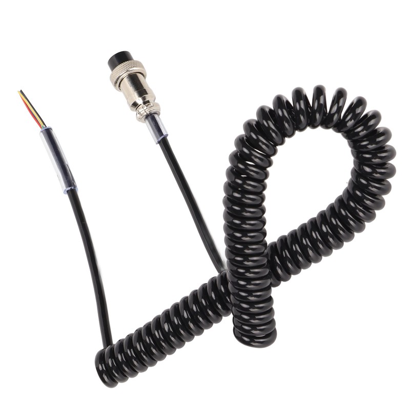 Radio Microphone Cable Replacement Female Hand Mic Cord with Prewired