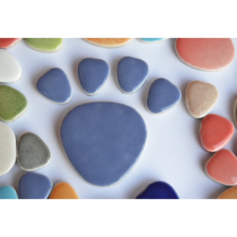 Pebbles Mosaic Stones 60 Pieces Approximately 300 g Colour Selection