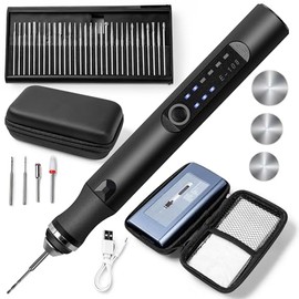 Smotche Customizer Engraving Pen for All Materials - Cordless Portable Engraver Pen for Artists & DIYers - Engrave 50+ Surfaces - Rechargeable