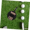 BIUDECO Elegant Pu Leather Golf Tee Holder Bag Storage Case