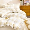Wake In Cloud - Gingham Quilt Cover Set, Plaid Buffalo