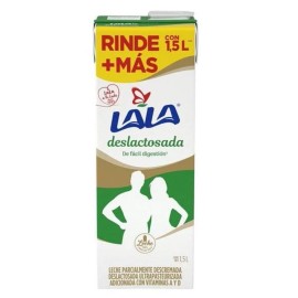 Lala 4 Leche LALA  Deslactosada  Mexican Brand Lala Lactose Free Milk 1.5 Liter Each