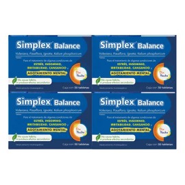 Simplex Balance Pasiflora Cansancio Mental 30 Tab 4 Pack                                                                                              