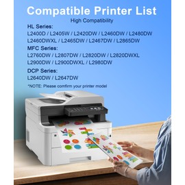 TN830XL Black Toner Cartridge Compatible for Brother DCP-L2640DW HL-L2460DW