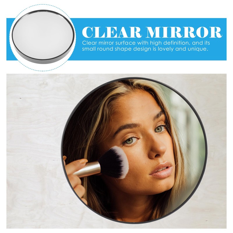 HEALLILY 3 Inch 5X Magnifying Makeup Mirror with Suction Cup