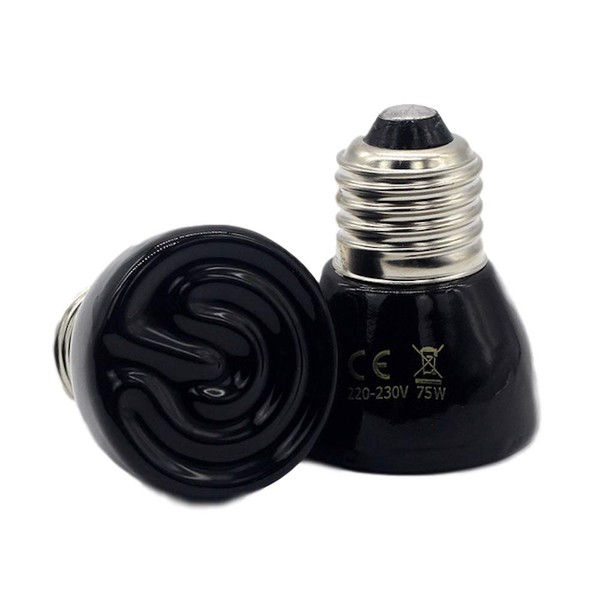 Mini Infrared Ceramic Heat Lamp - 3 Sizes (50 Watt)