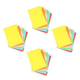 Operitacx Index Tabs 24pcs Separator Page Filing Cabinets File Labels Pastel Dividers Insertable Divider Bill Organizer Binders White Binder Dividers Stationery Book Decor Practical Book Markers Paper