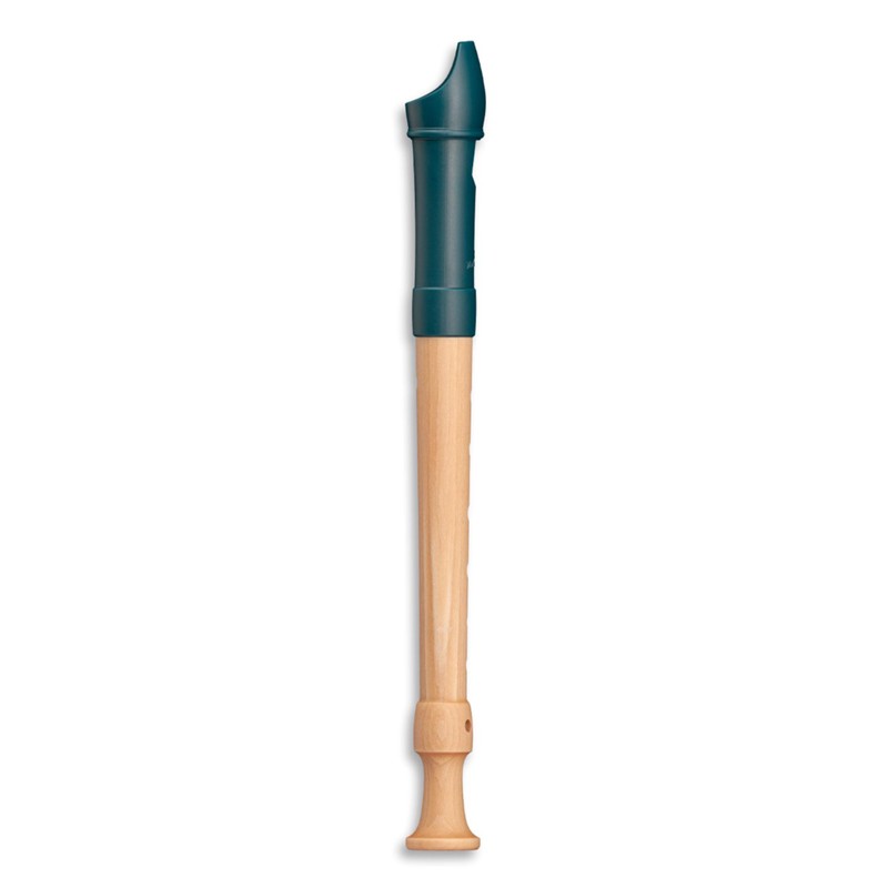 Mollenhauer 17313 Fipple Soprano Recorder, Dege, Sea Blue, German Single