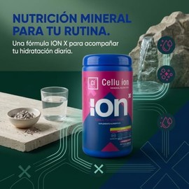 Ion Cellu Bebida Isótonica Natural Hidratación Piel Diaria Electrolitos Lisina Cúrcuma Vitamina Miel Polvo Limón 500 Porciones
