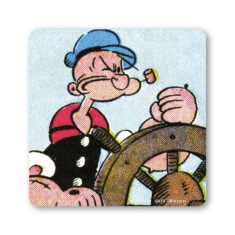 Logoshirt®️ Popeye der Seemann I Popeye & Olivia I Untersetzer