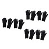 FOMIYES 6pairs Hair Curler Protective Gloves Heatproof Perm Gloves for
