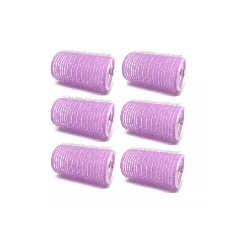 셀프 그립 헤어 롤러 다양한 색상 6PC Self Grip Hair