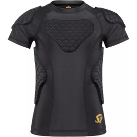 Diarludon 축구 야구 농구 페인트볼 셔츠용 디알루돈 유소년 리브 프로텍터 패딩 압축 [Padded Vest-White] Youth Rib Protector Padding for Soccer, Baseball, Basketball, and Paintball Shirts [Padded Vest-White]