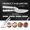 WILDMOK Heavy Duty Poultry Shears - 8.5 Inch Multi-function Stainless