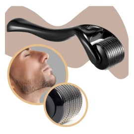 Rodillo Micro Agujas Facial Dermaroller Crecimiento Barba