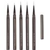 Bestgle 5 Pieces Thin Nail Design Brush Nail Liner Brush