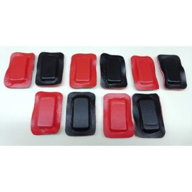 5 PAIR / 4150 GAUSS CERAMIC FERRITE RECTANGULAR MAGNET PAIR GOIZ BIOMAGNETISM