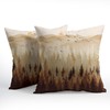 Fall Misty Forest Throw Pillow Covers 18x18 Inch Set of