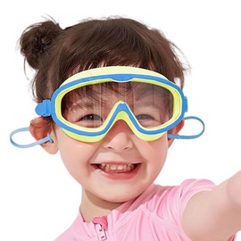 Kids Swimming Goggles,Swimming Goggles for Kids - Anti-Fog HD Protection Eyes Cover Adjustable Waterproof Safety for Racing Training Pool Beach Lake Snorkeling Competition