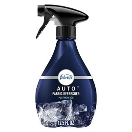 Febreze Fabric AUTO Car Spray Air Freshener, Odor Fighting, Platinum Ice, 12.5 fl oz