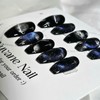 Winter Universe [Handmade Nail Tips] - Long Oval / 겨울