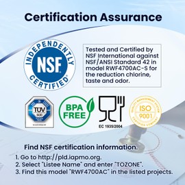 GOLDEN ICEPURE ADQ74793501 Replacement for LT1000P, ADQ747935, LMXS28626D, LMXS30796S Refrigerator, Kenmore 469980, ZWFL7-RF300, AQF-LT1000P Water Filter and Air Filter LT120F, 2PACK