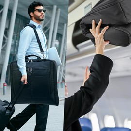 WELKINLAND 3-Suits Garment Bag for Travel with Toiletry Bag,30L Garment Bag