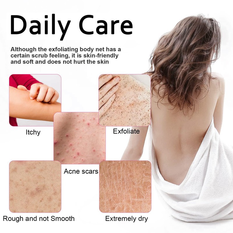 African Net Sponge, African Exfoliating Net Long Bath Net Bathing