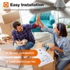addlon Ceiling Fans with Lights, 42 Inch Low Profile Ceiling