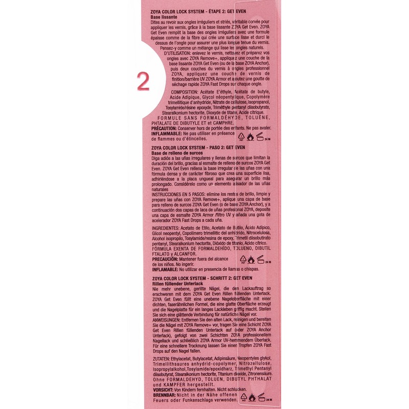 ZOYA Get Even Ridge Filling Basecoat