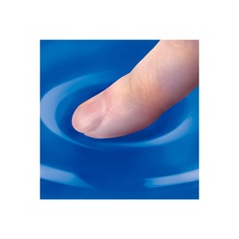 Fellowes Gel Wrist Rest - Crystals, Blue - 2.3quot; x 18.5quot; x 0.6quot; - Blue - Gel, Polyurethane, Rubber