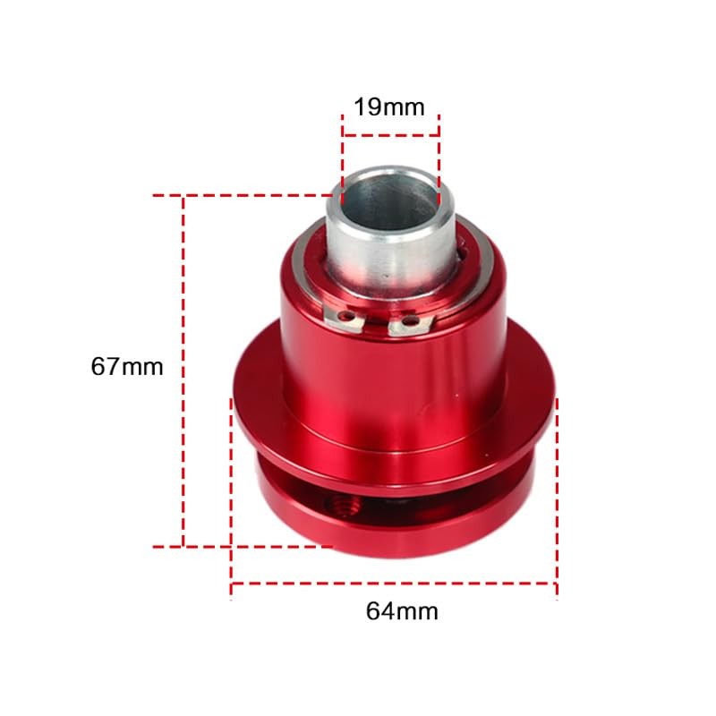 OUKENS Steering Wheel Quick Release Hub 3 Holes Steering Wheel