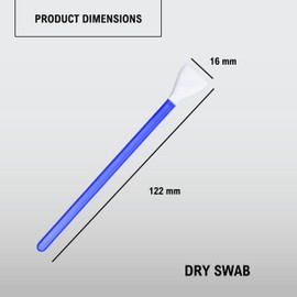 Camkix APS-C Sensor Cleaning Kit Digital Camera Lens Cleaner Kit Compatible with DSLR and Mirrorless Cameras - 10x of 16mm Dry Cleaning Swabs and 1 Bottle of Sensor Optical Lens Cleaner