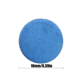 Alvinlite 9-13 mm Pool Cue Tips - 50 Pieces Leather Billiard Bat Replacement Tips with Storage Box - for Snooker Pool Eight Nine Ball, Blue (10 mm)