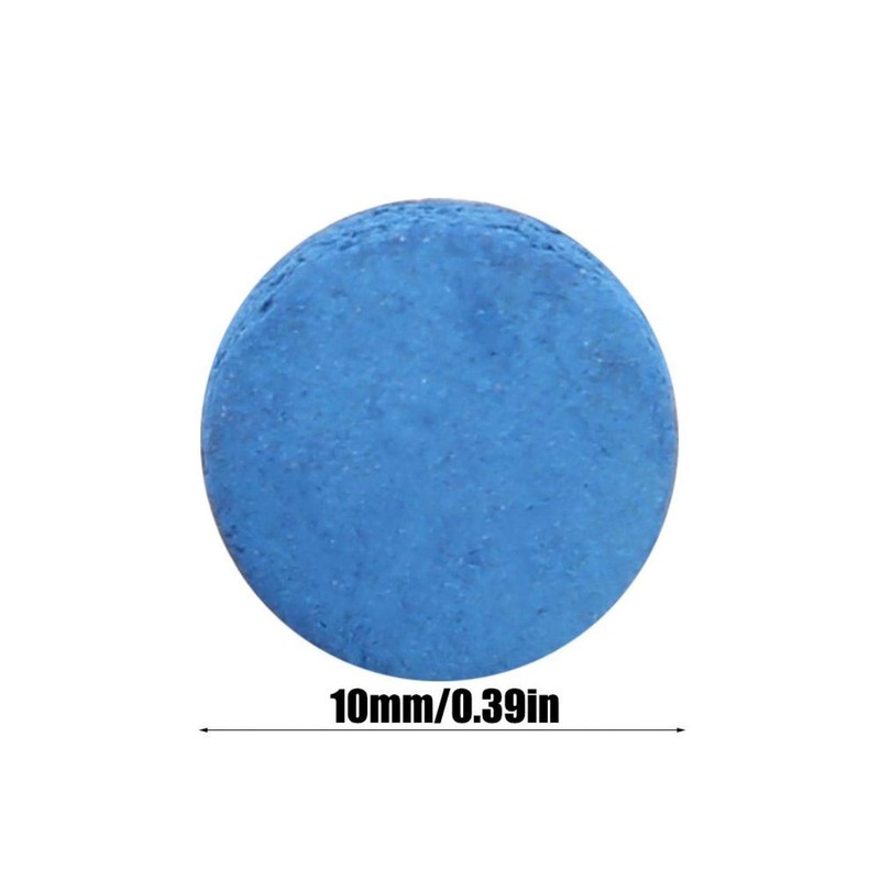 Alvinlite 9-13 mm Pool Cue Tips - 50 Pieces Leather
