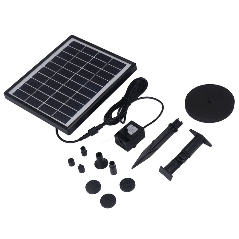 Solar Fountain Pump 6W 10V High Conversion Efficiency Anti Clogging