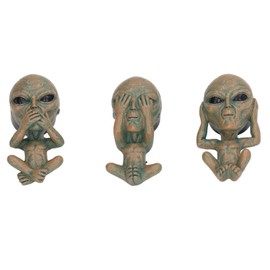 Car Air Vent Clips, 3 Piece Alien Shape Decorative Car Air Freshener Clips Cute Alien Air Conditioning Outlet Clip Car Fragrance Accessories