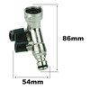 2 Way Splitter with 3/4 Inch Ball Valves for 2