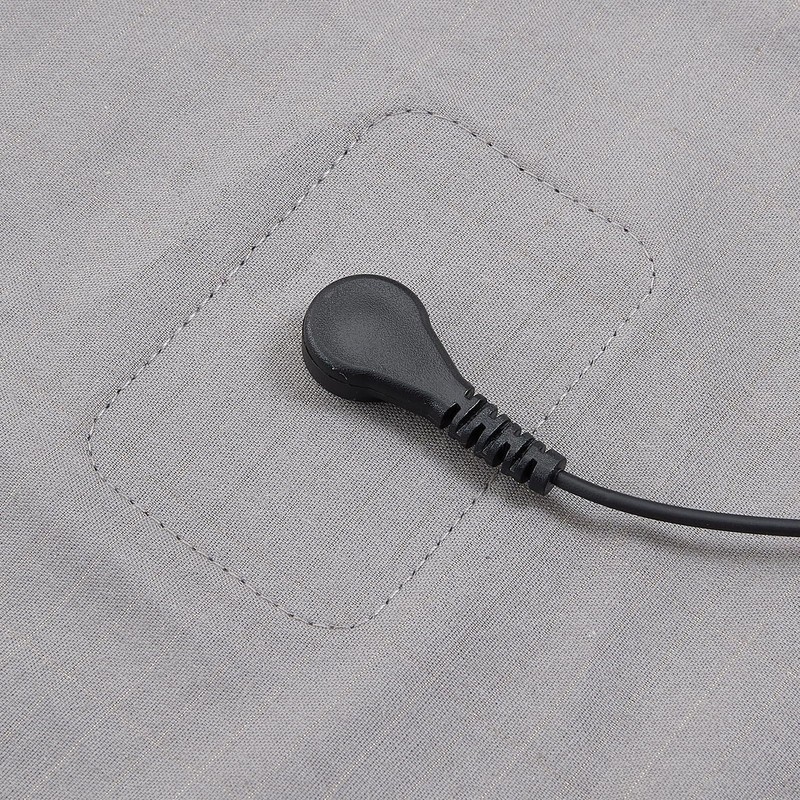 Warmiehomy Grounding Bed Sheet, Grounding Mat Earthing UK, 10% Silver