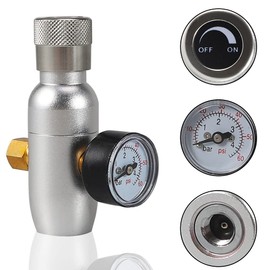 Keg Charger Dispenser, Mini 0-60 PSI CO2 Regulator Keg Kit