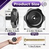chaseroad 10 PCS RV Window Vent Knob 1" Shaft, Premium