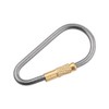 Multifunction Climbing Carabiner D-Shaped Ring Buckle Titanium Alloy Keychain for