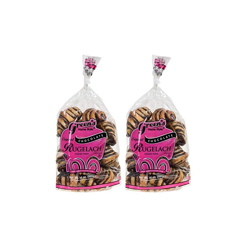 Green's Bakery Chocolate Rugelach Croissant, 2 Pack 14 oz. Fresh