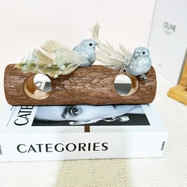 LWINGFLYER White Artificial Bird,Sequin Clip on Bird, Christmas Tree Ornaments, Suitable for Wedding, Christmas, Living Room Home Decoration